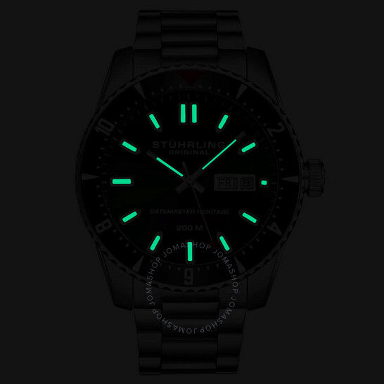 ساعة ستورلينج أوريجينال، أكواديفر أوتوماتيكية للرجال بمينا أخضر