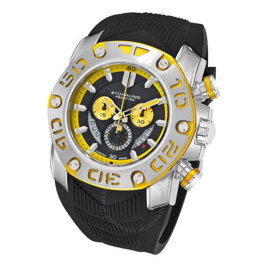 ساعة ستورلينج أوريجينال، أكوادايفر للرجال بمينا سوداء