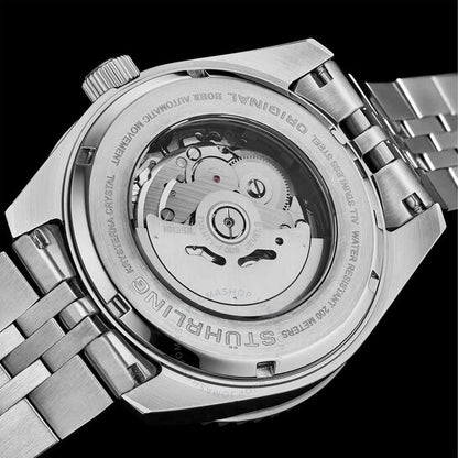 Stuhrling Original, Aquadiver Automatic Black Dial Men's Watch
