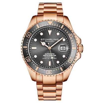 Stuhrling Original, Aquadiver Grey Dial Men's Watch