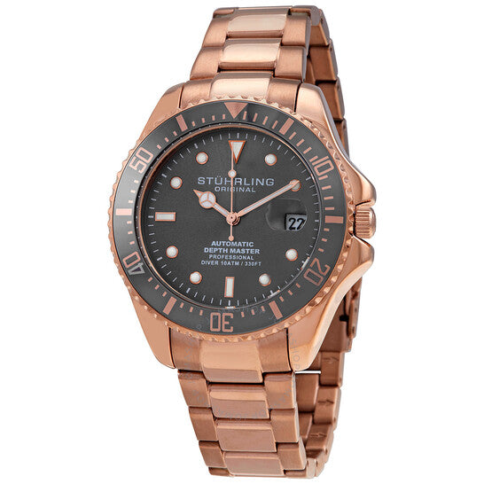 Stuhrling Original, Aquadiver Grey Dial Men's Watch
