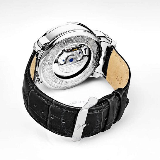 ساعة ستوهرلينغ الأصلية، ليجاسي أوتوماتيكية للرجال بمينا أسود