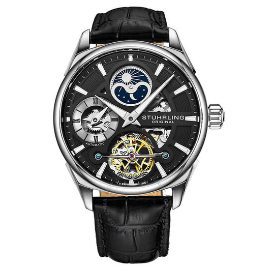 Stuhrling Original, Legacy Automatic Black Dial Men's Watch