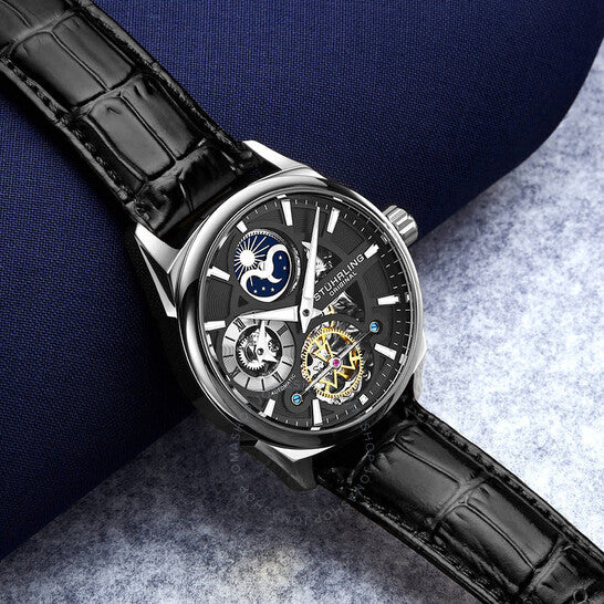 Stuhrling Original, Legacy Automatic Black Dial Men's Watch
