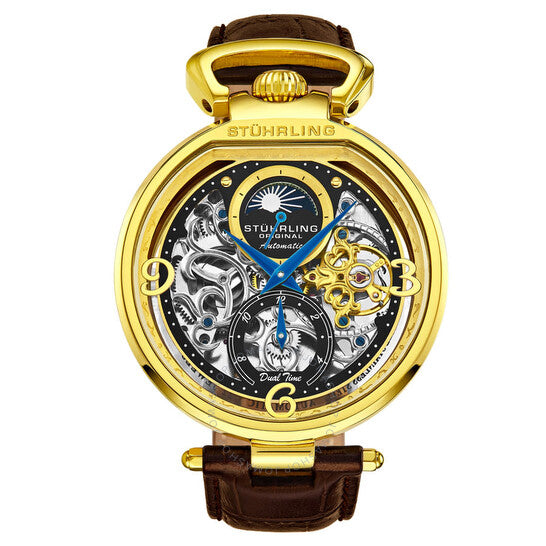 Stuhrling Original, Legacy Automatic Black Dial Men's Watch