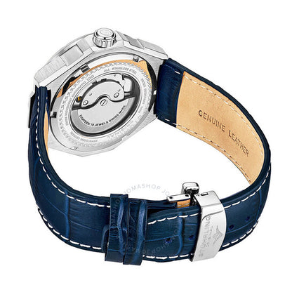 ساعة ستوهرلينغ أوريجينال ليجاسي أوتوماتيكية للرجال بمينا أزرق