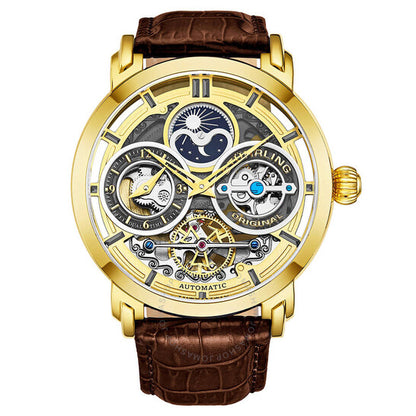 Stuhrling Original, Legacy Automatic Gold Dial Men's Watch