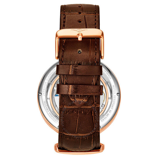 Stuhrling Original, Legacy Automatic Rose Gold Dial Men's Watch