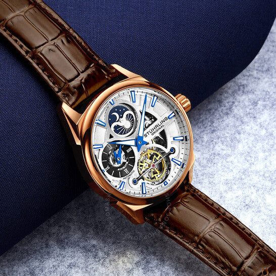 Stuhrling Original, Legacy Automatic Silver Dial Men's Watch