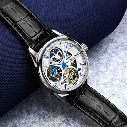 Stuhrling Original, Legacy Automatic Silver Dial Men's Watch