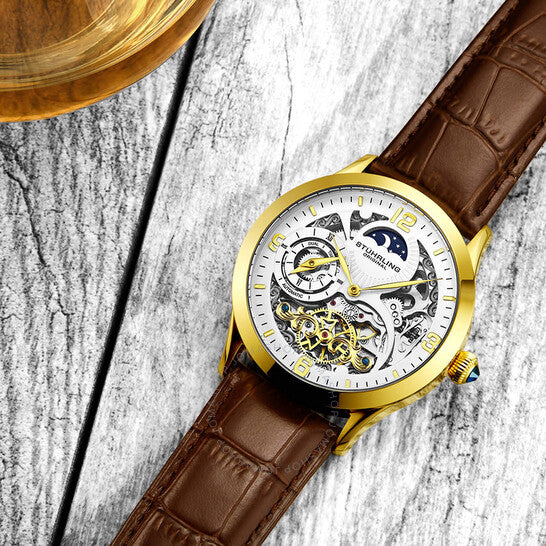 Stuhrling Original, Legacy Automatic White Dial Men's Watch