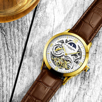 Stuhrling Original, Legacy Automatic White Dial Men's Watch