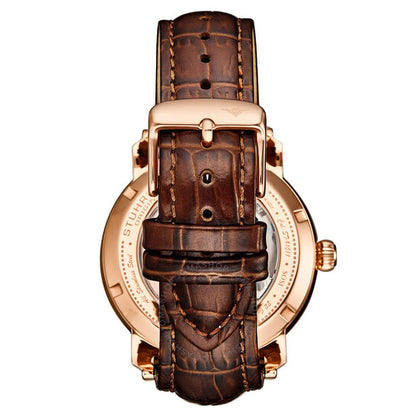 Stuhrling Original, Legacy Chronograph Automatic Brown Dial Men's Watch