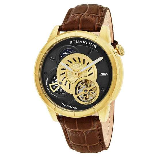 Stuhrling Original, Legacy Gold-tone Dial Men's Watch