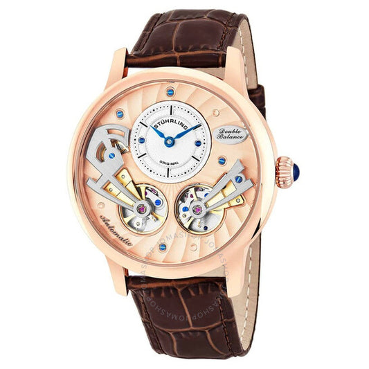 Stuhrling Original, Legacy Rose Gold-tone Dial Men's Watch
