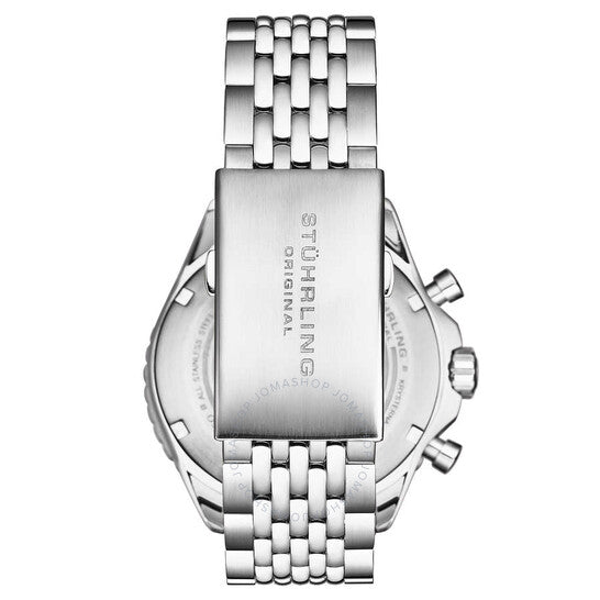 Stuhrling Original, Monaco Chronograph Quartz Silver Dial Men's Watch
