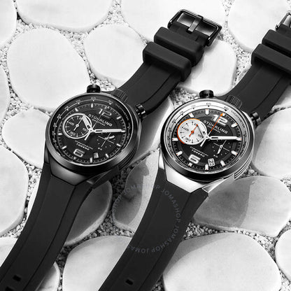 Stuhrling Original, Monaco Quartz Black Dial Men's Watch