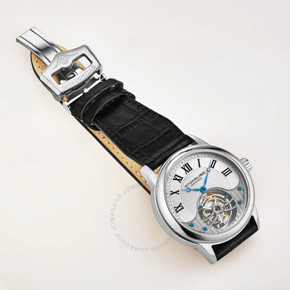 ساعة ستورلينج أوريجينال توربيون يدوية بمينا فضي للرجال