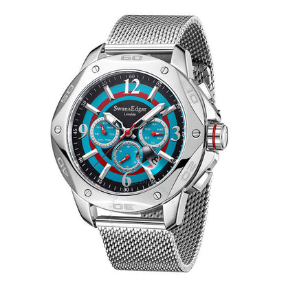 Swan & Edgar, Sports Target Automatic Green Dial Men's Watch