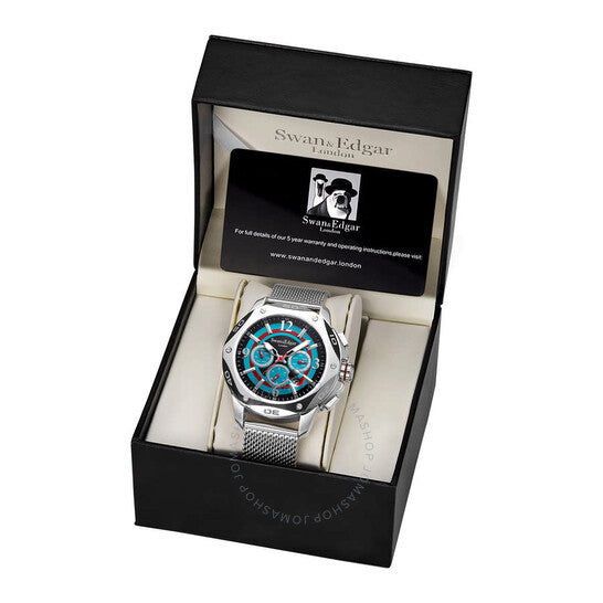 Swan & Edgar, Sports Target Automatic Green Dial Men's Watch