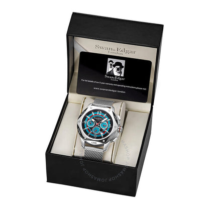 Swan & Edgar, Sports Target Automatic Green Dial Men's Watch