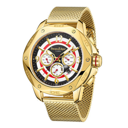 Swan & Edgar, Sports Target Automatic White Dial Men's Watch