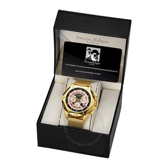 Swan & Edgar, Sports Target Automatic White Dial Men's Watch