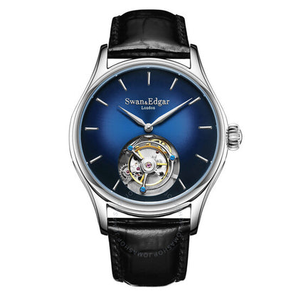 Swan & Edgar, Tourbillon Blue Dial Men's Watch