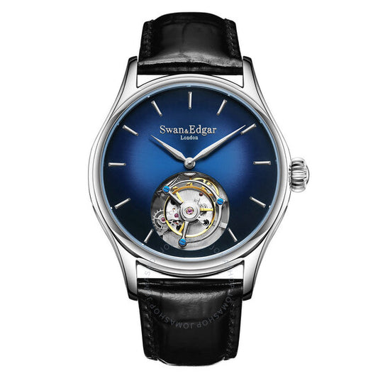Swan & Edgar, Tourbillon Blue Dial Men's Watch