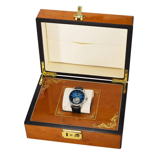 Swan & Edgar, Tourbillon Blue Dial Men's Watch