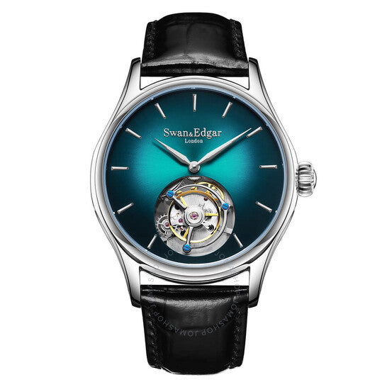 Swan & Edgar, Tourbillon Green Dial Men's Watch