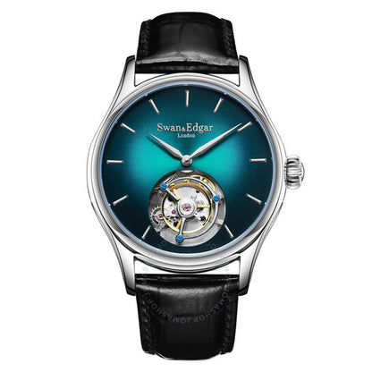 Swan & Edgar, Tourbillon Green Dial Men's Watch