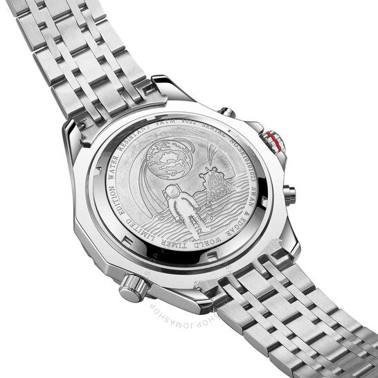 Swan & Edgar, World Timer Orange Dial Men's Watch
