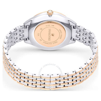 ساعة سواروفسكي أتراكت كوارتز كريستال فضية للنساء