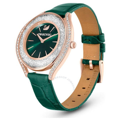 Swarovski, Crystalline Aura Quartz Green Dial Ladies Watch
