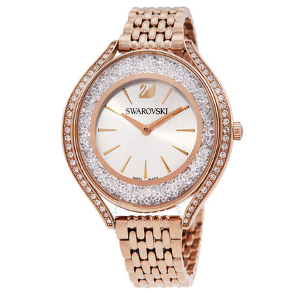 Swarovski, Crystalline Aura Quartz White Silver Dial Ladies Watch