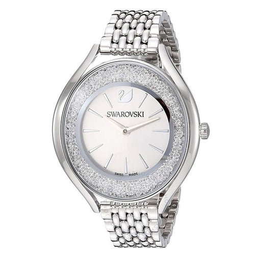 Swarovski, Crystalline Aura Quartz White Silver-tone Dial Ladies Watch