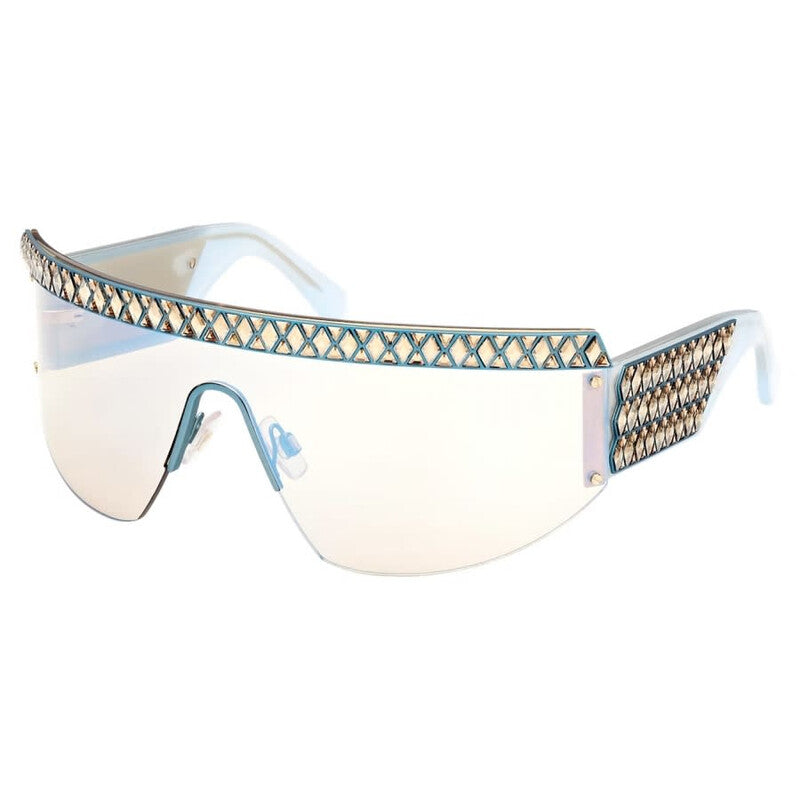Ladies Two Tone Mask Sunglasses