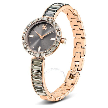 Swarovski, Matrix Bangle Quartz Crystal Grey Dial Ladies Watch