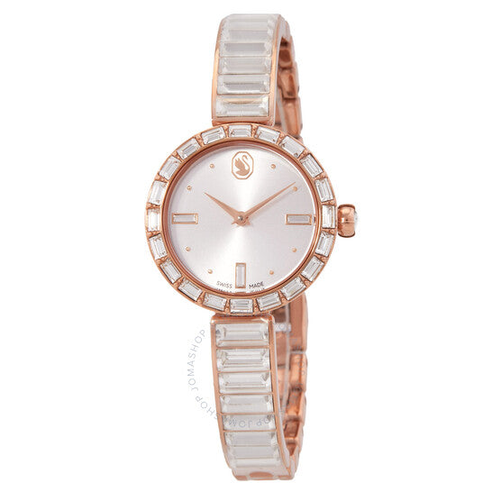 Swarovski, Matrix Bangle Quartz Crystal Silver Dial Ladies Watch