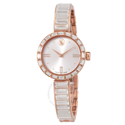 Swarovski, Matrix Bangle Quartz Crystal Silver Dial Ladies Watch