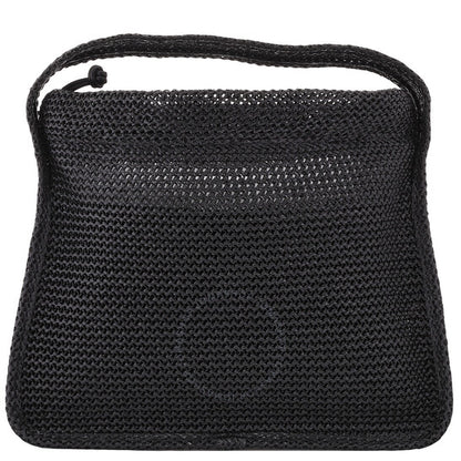 حقيبة كتف كبيرة من تصميم ألكسندر وانج، مصنوعة من مادة الرافييا من رايان