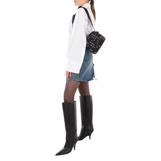 Linux Top Handle Bag in Black
