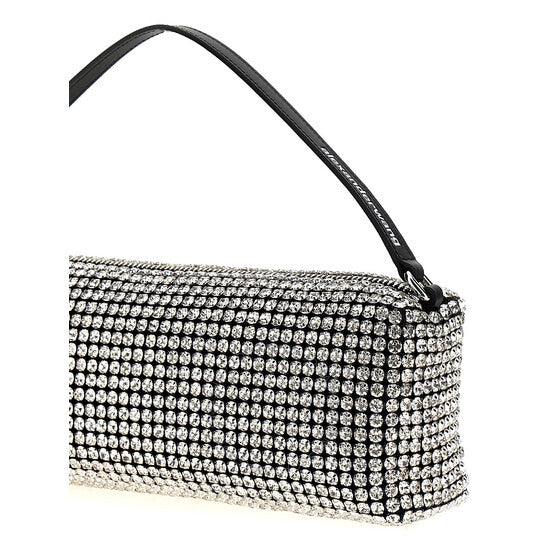 حقيبة هيريس الناعمة من تي باي ألكسندر وانج، مصنوعة من شبك الراين