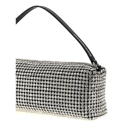 حقيبة هيريس الناعمة من تي باي ألكسندر وانج، مصنوعة من شبك الراين