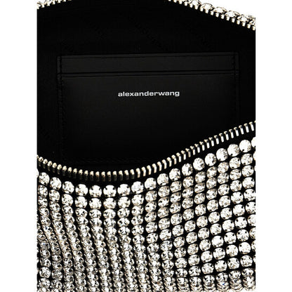 حقيبة هيريس الناعمة من تي باي ألكسندر وانج، مصنوعة من شبك الراين