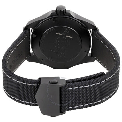 ساعة تاغ هوير أكواريسر أوتوماتيكية للرجال بمينا أسود