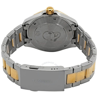 ساعة تاغ هوير أكواريسر أوتوماتيكية للرجال بمينا أزرق