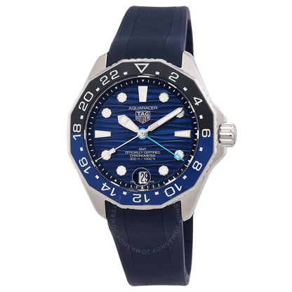 Tag Heuer, Aquaracer Automatic Blue Dial Batman Bezel Men's Watch