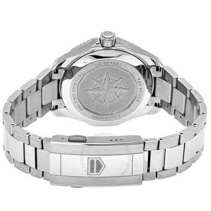 ساعة تاغ هوير أكواريسر أوتوماتيكية للرجال بمينا أحمر